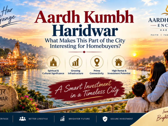 Aardh Kumbh Haridwar real estate project with Ganga ghat, family and investment benefits